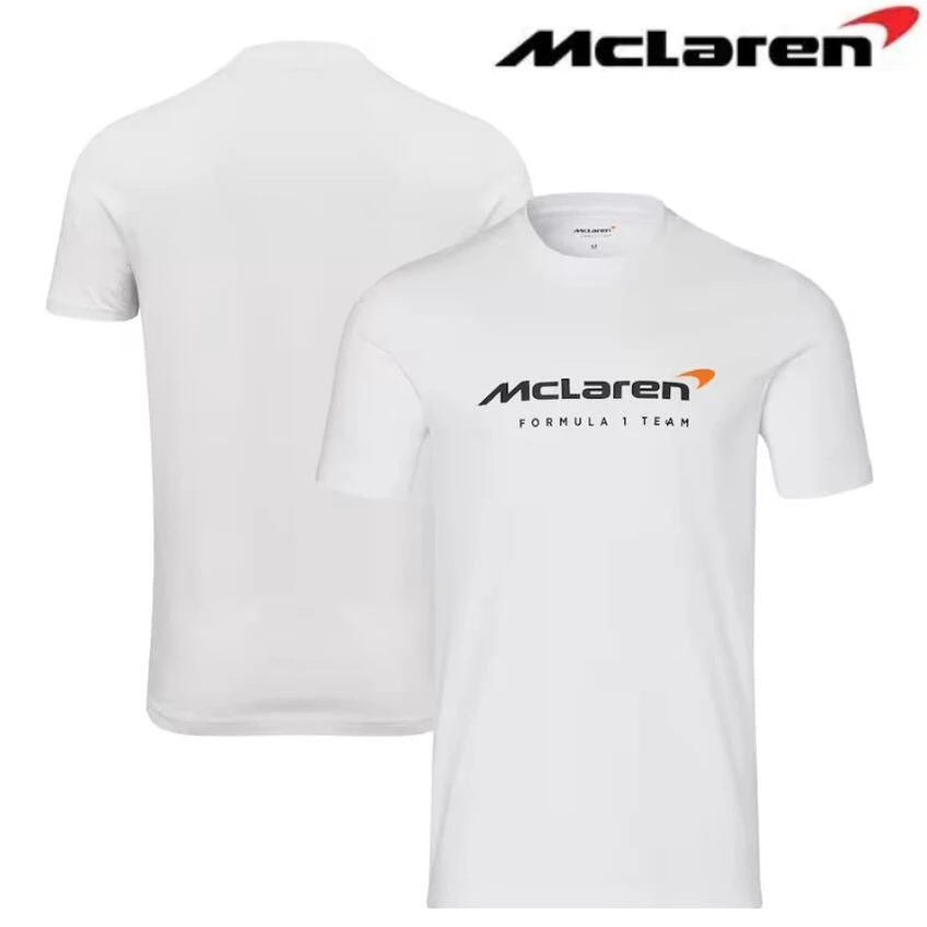 Bộ Quần Áo Đua Xe f1 + Áo Thun Tay Ngắn mclaren f1 Thời Trang Mùa Hè 2024 Cho Nam Và Nữ