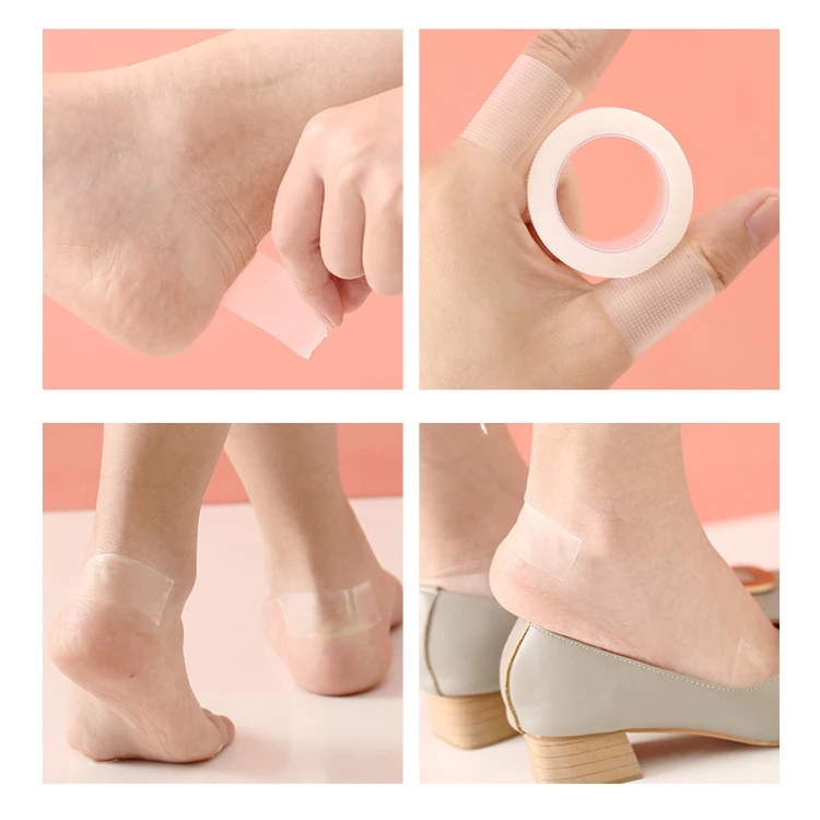Set 2 Cuộn Băng Keo Dán Gót Chân Chống Đau Chân, Chai Chân Khi Mang Giày Cao Gót Dùng Một Lần - Clip