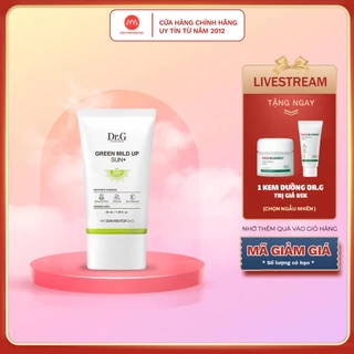 Kem chống nắng thuần vật lý cho da nhạy cảm Dr.G Green Mild Up Sun+ SPF50+PA++++ 50ml