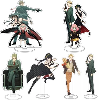 Mô hình Standee Japan 2022 New Anime Spy X Family Loid Anya Yor Figure Action Phụ kiện trang trí để bàn góc học tập