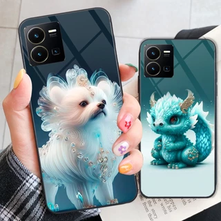 Ốp lưng VIVO Y35 hình in 12 con giáp cute thiết kế siêu đẹp bảo vệ điện hoại toàn diện