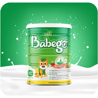 Sữa Babego 800g cho bé giúp con hấp thu tốt, tăng cân đều, chống táo bón, phát triển toàn diện