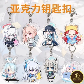 Móc khóa Blue Archive Anime Keychain Women Saiba Midori Arona Sunaokami Shiroko Acrylic Key Chain Man Cute  HHHHH