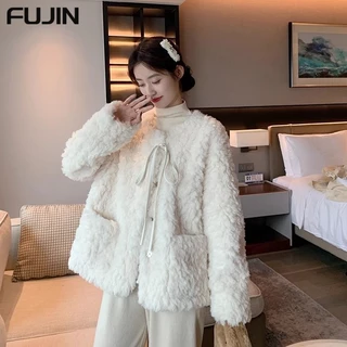 FUJIN áo_khoác áo_phao áo phao nữ  fashionable unique High-quality Popular WMF23C0CRE 50Z231215