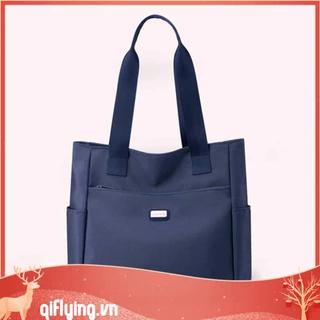 [qiflying.vn] Túi Xách Tote Nylon Đeo Vai Đi Làm / Du Lịch Đa Năng Kích Thước Lớn Cho Nữ