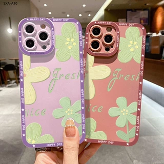 Samsung Galaxy A10 A10S A22 A52 A52S A20S A50 A30S A50S A30 A20 4G 5G Cho Ốp lưng điện thoại In Hình Cartoon Full Flowers Thicken