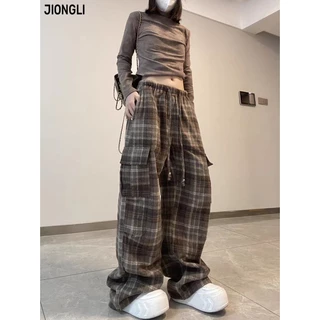 JIONGLI quần ống rộng Quần Túi Hộp comfortable Durable New Style chic WGK2410CEN 3Z240117