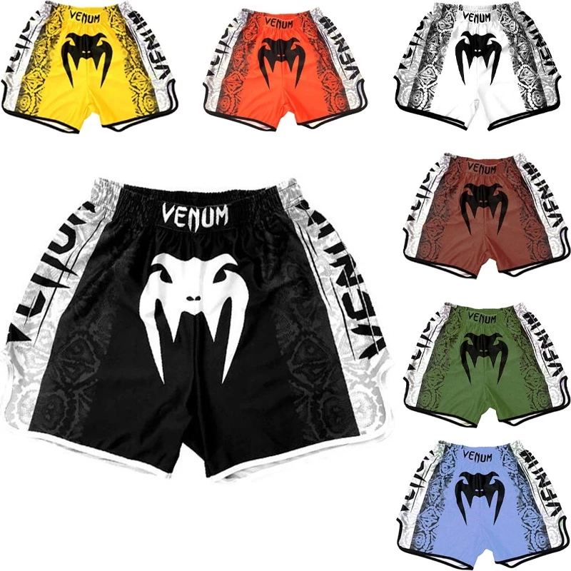 Mới Bộ Quần short + Quần short Tập Đấm Bốc / muay Thái / boxing Chuyên Dụng Cho Nam Và Nữ
