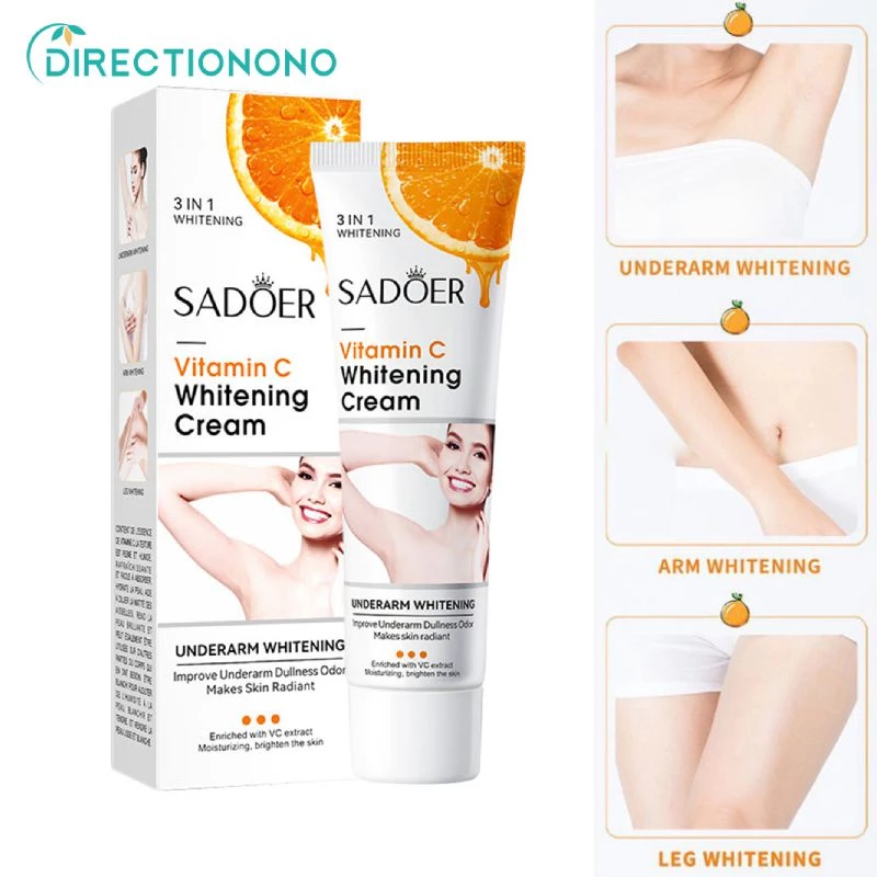 Sadoer Vitamin C Trắng Da Dưỡng Ẩm Thuốc Mỡ Loại Bỏ Melanin Làm Mờ Vết Thâm Nám Sáng Da Tư Nhân Đầu Gối Dưỡng DIRE