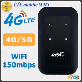 WiFi di động 4G/5G 150Mbps, lắp SIM vào tận hưởng WIFI tốc độ cao, hỗ trợ tất cả các nhà mạng, bộ phát wifi tốc độ cao