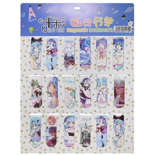 Combo 18 Bookmark Nam Châm Đánh Dấu Sách - Anime (Mẫu Ngẫu Nhiên)