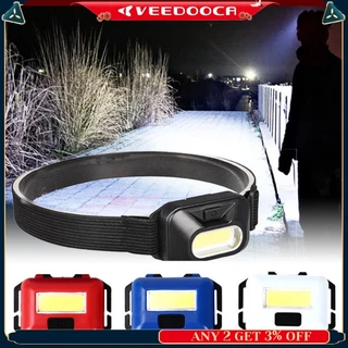 Veedooca Đèn Pin led cob mini Đội Đầu Tiện Dụng Cho Hoạt Động Ngoài Trời