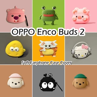 Ốp Điện Thoại Silicon Mềm Họa Tiết Hoạt Hình Sáng Tạo Cho OPPO Enco Buds 2
