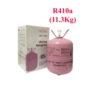 Gas lạnh điều hòa máy lạnh r410 11,3Kg - Môi chất lạnh nạp ga R410a hãng SUPON 410 loại 11.3kg Cao cấp