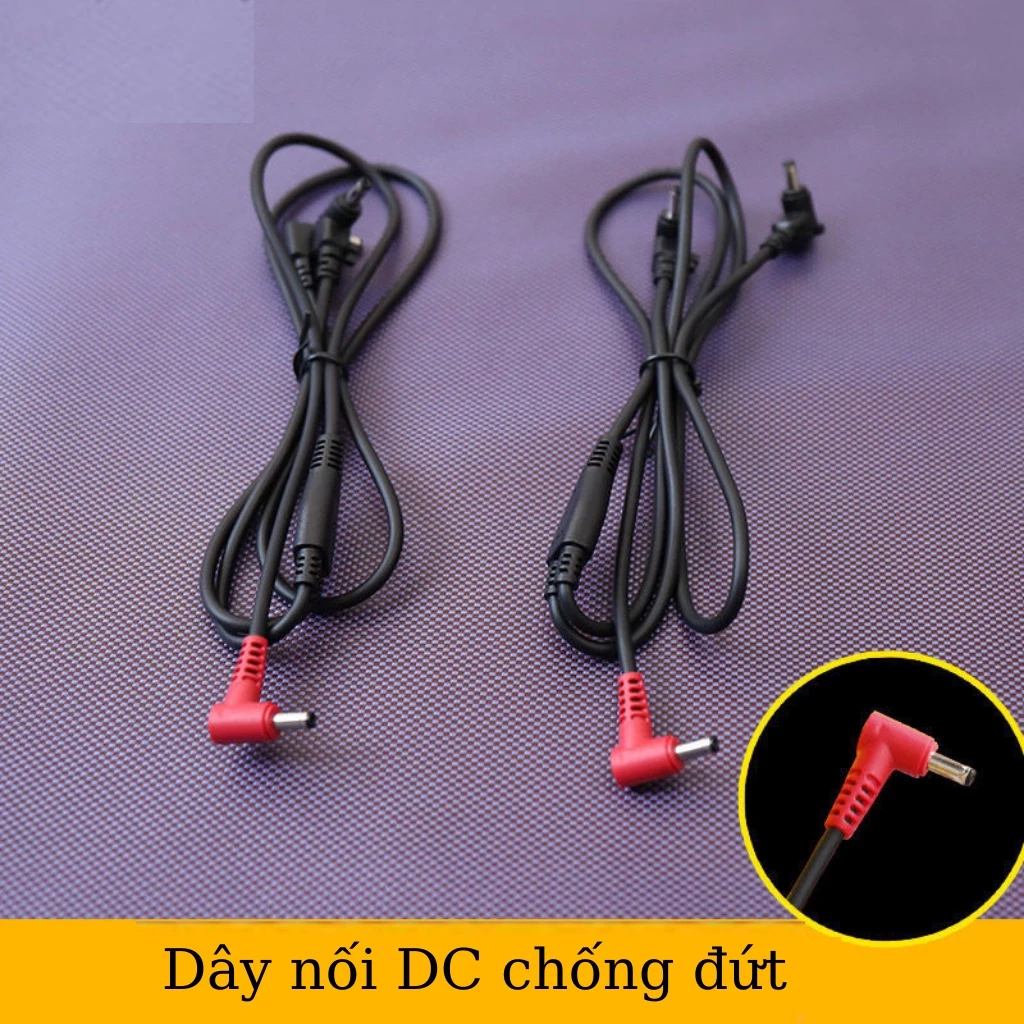 (Chính Hãng) Dây cáp DC kết nối 2 Quạt vào Pin Áo Điều Hòa Cao Cấp, Gia cường chống đứt, không lo gián đoạn sử dụng