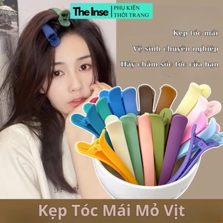 Kẹp tóc mỏ vịt THE INSE cài tóc rửa mặt trang điểm cho nữ xinh kẹp tóc mái Hàn Quốc mẫu mới hot trend CE026