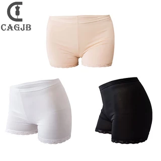 [cagjb] Quần Lót Ngắn cotton Lụa Lạnh Mềm Không Đường May Thoáng Khí An Toàn Mùa Hè Cho Nam Và Nữ yomg