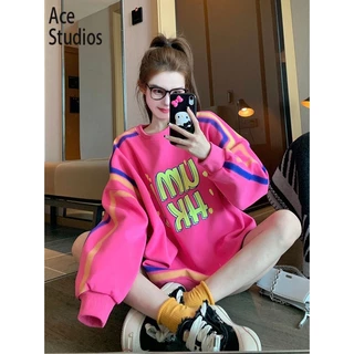 Ace Studios Áo Khoác hoodie áo khoác nữ zip hoodie Phong cách fashionable comfortable cozy WWY23B0MSL 46Z231115