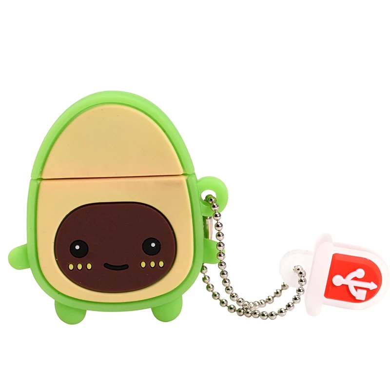Usb Dung Lượng 2tb 1tb 128gb 64gb 32gb 16gb 8gb 1gb Hình Hoạt Hình Đáng Yêu Kèm Móc Khóa