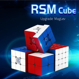 Moyu Meilong 3x3x3 Rubiks khối nam châm từ khối lập phương 5x5 4x4 3x3 2x2 3x3x3 Yongjun YJ Yulong khối tốc độ từ tính khối lập phương nhỏ mịn