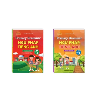 sách - Combo 2c Ngữ pháp tiếng anh theo chủ đề lớp 5(T1+T2)