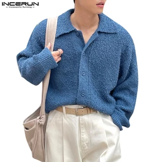 Áo Cardigan Tay Dài INCERUN Thời Trang Cho Nam