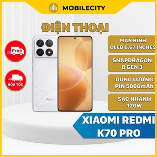 Điện Thoại Xiaomi Redmi K70 Pro (Bảo Hành 12 Tháng Nguồn Và Màn Hình) - Chip Snapdragon 8 Gen 3