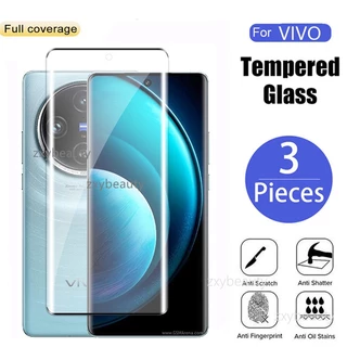 Toàn Bộ Kính Cường Lực Bảo Vệ Màn Hình Viền Cong Cho vivo x100 pro 5g 2023 vivox100 x100pro vivox100pro