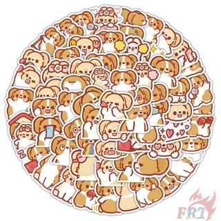 100Pcs/Set ❉ Q Baby Funny Corgi Mini Stickers ❉ Waterproof DIY Fashion Doodle Decals Stickers