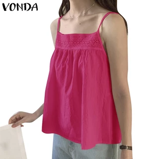 Áo Tank Top Không Tay Dáng Chữ A Màu Trơn Phong Cách Hàn Quốc Cho Nữ