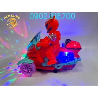 CÓ SẴN Đồ chơi lồng đèn siêu nhân lái xe mô tô có nhạc đèn cho bé trai tặng kèm pin quà tặng trung thu cho bé trai