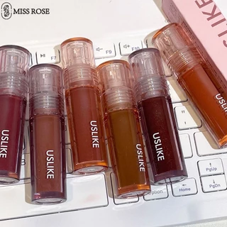 Miss Rose [Bán Hàng Mới] Uslike Water Gloss Mirror Lip Glaze Không Phai Và Không Dính Cốc Son Môi Dưỡng Ẩm Lâu Trôi Son Môi Sinh Viên Giá Trị Màu Cao