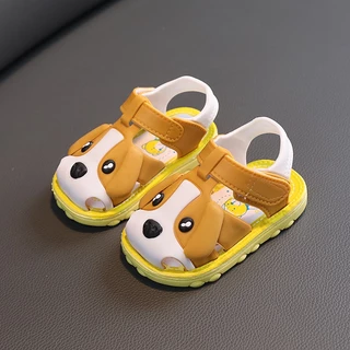 95G. GIÀY NHỰA MỀM CHỐNG TRƠN CHO BÉ TRAI BÉ GÁI 6-36 THÁNG. DÉP QUAI HẬU DỄ THƯƠNG CHO BÉ. BABY LINK SHOPEE