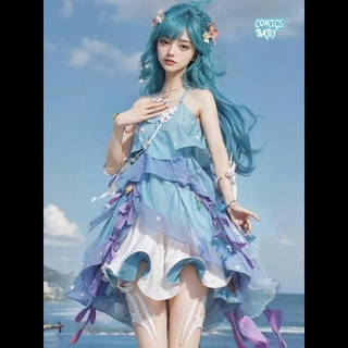 King Glory Dolia cosplay Costume New Role-Playing Female  Anime Game Two-Dimensional Lolita Suit Halloween Uniform