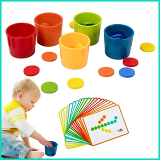 Màu Sắc Bộ Đồ Chơi Dạy Học Theo Phương Pháp montessori Cho Bé