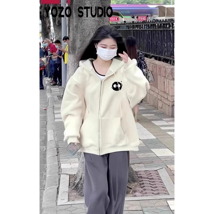 RUICHE Áo Khoác hoodie áo khoác nữ zip hoodie INS trendy Korean Độc đáo WWY2392RBN38Z230923