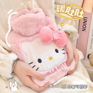 SANRIO Túi Chườm Nước Nóng 500ml Hình Hello Kitty