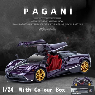 ( Mô hình ) hợp kim diecast pagani huayra mô hình đồ chơi hộp ô tô mô phỏng âm thanh ánh sáng kéo lại