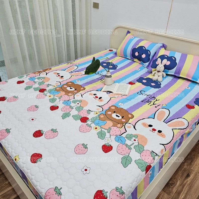 Ga chun đã trần bông sơ đậu lành dùng quanh năm ko gây bí lưng họa tiết dễ thương