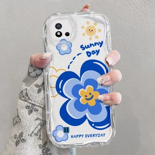 ốp lưng REALME C11 2021 2020 C20 Dễ Thương Ốp Điện Thoại tpu cute Hoa Chống Sốc Hình 3d Thời Trang