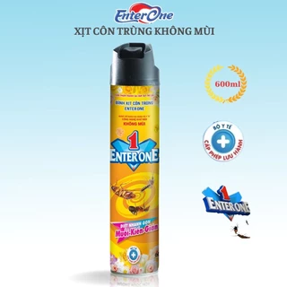 Xịt côn trùng EnterOne không mùi 600ml {1 chai} xịt diệt kiến diện gián diệt muỗi