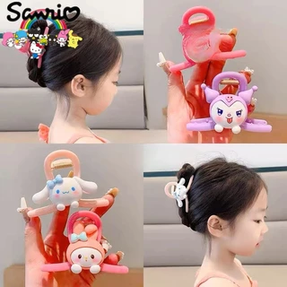 Sanrio Kẹp Tóc hello kitty kuromi mymelody cinnamoroll kawaii Dễ Thương Làm Quà Giáng Sinh Cho Bé Gái