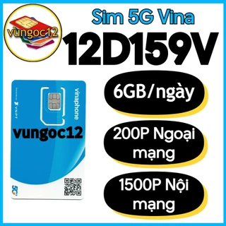 SIM 4G VINA BIG50Y  U1500 VD149 VD89P GV89 12D159V 12WIN60P trọn gói 1 năm không cần nạp tiền hàng tháng