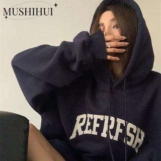 MUSHIHUI Áo Khoác hoodie áo khoác nữ zip hoodie fashionable Chất lượng cao casual High-quality WWY23B09AY 48Z231130