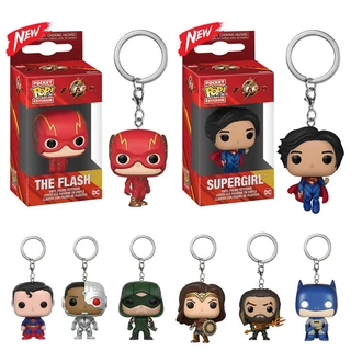 Funko pop Móc Khóa Hình Nhân Vật Phim justice league