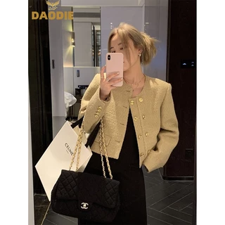 DAODIE áo khoác nữ áo dạ tweed New Style Fashion Sôi động Thanh lịch WJK23C0NK6 52Z231227