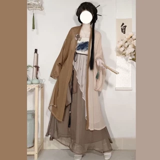 PAN hanfu Đầm Hán Phục Cách Tân Thiết Kế Mới Thời Trang Theo Phong Cách Trung Hoa