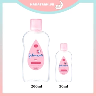 Dầu Massage Dưỡng Ẩm Cho Bé Sơ Sinh JOHNSON BABY OIL