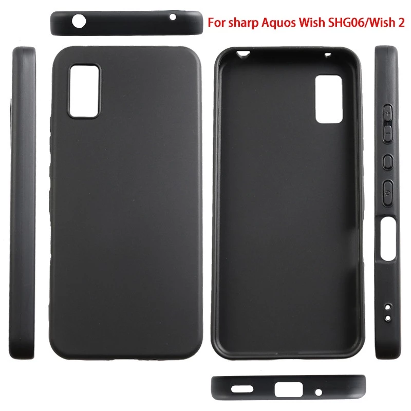 Ốp lưng Sharp Aquos wish SHG06 SH-M20 / Aquos wish2 SH-51C A204SH Vỏ điện thoại Vỏ bảo vệ silicon mềm