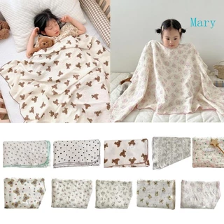 Mary Khăn Tắm cotton Hai Lớp Siêu Thấm Hút Mềm Mại Cho Bé Sơ Sinh